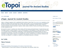 Tablet Screenshot of journal.topoi.org